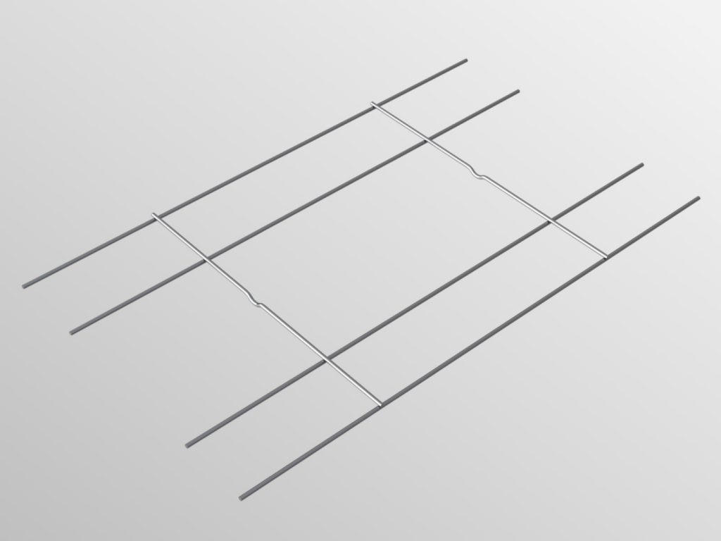 300x3.5mm BRDW-SS Stainless Steel Brickwork Reinforcement Double Span Wire Ladder